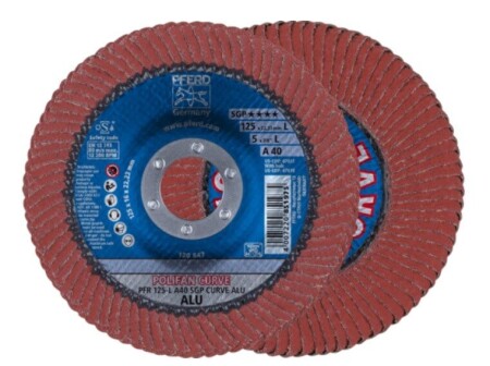 Schleifscheibe PFERD PFR125 A40 SGP-Curve L ALU - Pferd