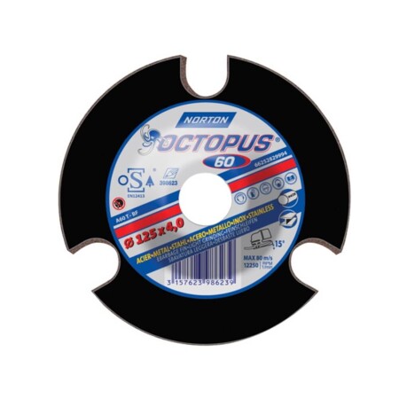 Schleifscheibe SAINT GOBAIN OCTOPUS 125x4x22.2 A60T - Saint-Gobain