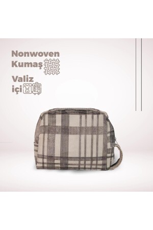 Schminktasche mit Karomuster - Cuty Home