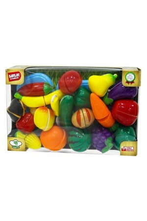 Schneidbares Obst- und Gemüseschneideset 41-teilig-urt007-box-3 URT007-BOX-3-00 - Birlik