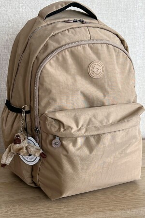 School Bag Unisex Gold Large Size Waterproof Clinker Fabric Travel Laptop Bag Waterproof School Bag Large Size - FCSTORE