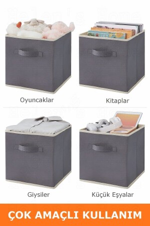 Schrank-Wäsche-Spielzeug-Organizer, deckelloser Aufbewahrungsbox-Organizer, 30 x 30 x 30 cm, 1 Stück - Helen's Home