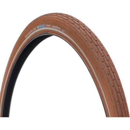 Schwalbe Fat Frank 700 x 50C (50-622) Reifen // inklusive Schlauch (DV), Pannenschutz und reflektierendem Band - Schwalbe
