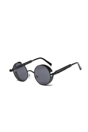 Schwarze Gothic Steampunk Sonnenbrille TZGKG-65 - Toz Vintage