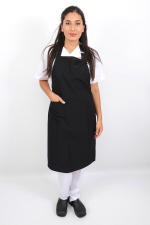 Schwarze Kochschürze AŞ-018 - Lobby Uniform