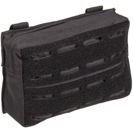 SCHWARZE LASERGESCHNITTENE GÜRTELTASCHE KLEIN - MIL-TEC