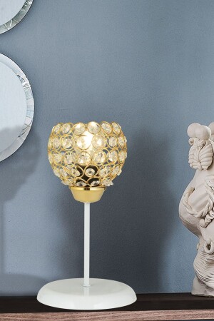 Schwarze Tischlampe, Kristall-Luxus-Kronleuchter AK000406 - Kraliçe
