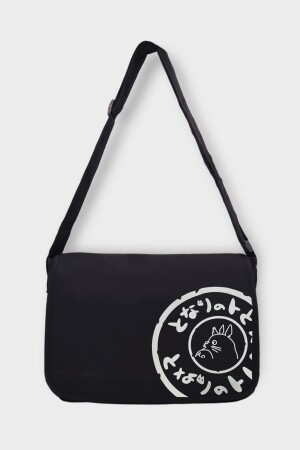 Schwarze Totoro-Umhängetasche - Ef Butik