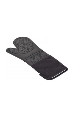 Schwarzer Küchenhandschuh Silikon 41,5 cm SLKELD41-BLACK - Epinox