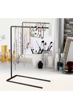 Schwarzer Schmuckständer – Schmuck – Ohrringe – Armband – Halsketten-Set – Schmuckschrank-Organizer - Twin Home