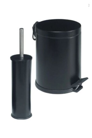 Schwarzes 2-teiliges Badezimmer-Set 477s - Sepetkitchen
