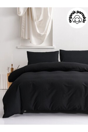 Schwarzes Bettbezug-Set – Set für Einzelbett TYC00731593821 - Lotusline