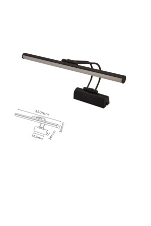 Schwarzes Gehäuse, weißes Licht, elektrischer Badezimmer-Wandspiegel, Tischbeleuchtung, Flöte, Schwanenleuchte, LED-Leuchte - Dnc Lighting