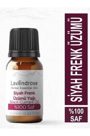 Schwarzes Johannisbeersamenöl, 10 ml, 100 % natürlich und rein (Juckreiz) - Lavendrose