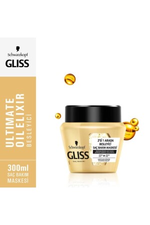 Schwarzkopf Gliss Ultimate Oil Elixir Nourishing Hair Care Mask 300 Ml - Gliss