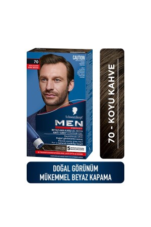 Schwarzkopf Men Perfect Saç Boyası 70 - Kahve Siyah 265575 - Men Perfect