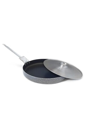 Schwarzmeerfisch- und Gebäckpfanne 38 cm mit Aluminiumdeckel 8682798400709 - Leydi
