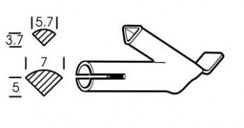 Schweißdüse 5,7 mm LEISTER 27B - Leister