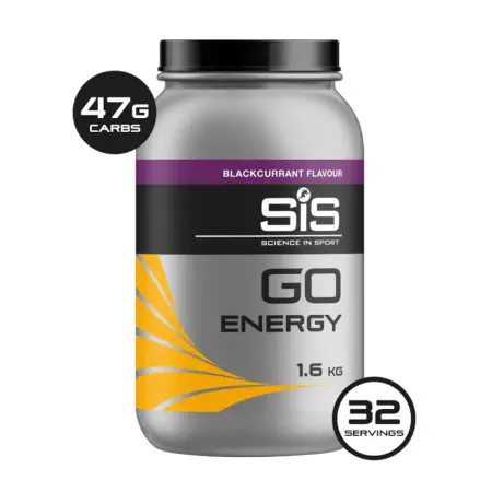 Science in Sport GO Energy Powder (1.6 kg, Blackcurrant) - Science in Sport
