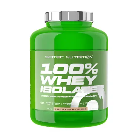 Scitec Nutrition 100% Whey Isolate (1816 g, Cookies & Cream) - Scitec Nutrition