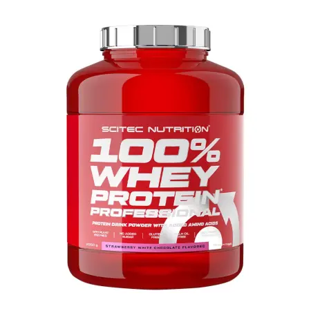 Scitec Nutrition 100% Whey Protein Professional (2350 g, Strawberry White Chocolate) - Scitec Nutrition