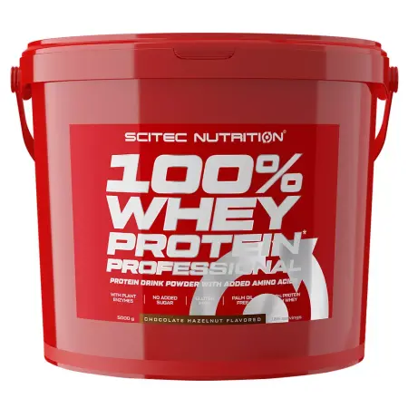 Scitec Nutrition 100% Whey Protein Professional (5000 g, Chocolate & Hazelnut) - Scitec Nutrition