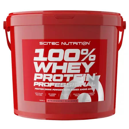 Scitec Nutrition 100% Whey Protein Professional (5000 g, Strawberry) - Scitec Nutrition