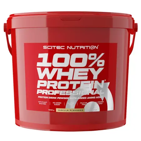 Scitec Nutrition 100% Whey Protein Professional (5000 g, Vanilla) - Scitec Nutrition