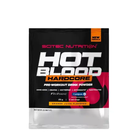 Scitec Nutrition Hot Blood Hardcore (25 g, Orange Juice) - Scitec Nutrition