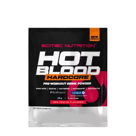 Scitec Nutrition Hot Blood Hardcore (25 g, Red Fruits) - Scitec Nutrition