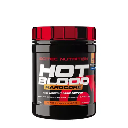 Scitec Nutrition Hot Blood Hardcore (375 g, Orange Juice) - Scitec Nutrition
