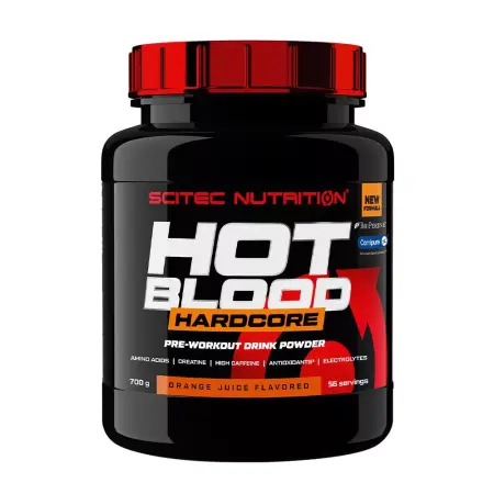 Scitec Nutrition Hot Blood Hardcore (700 g, Orange Juice) - Scitec Nutrition
