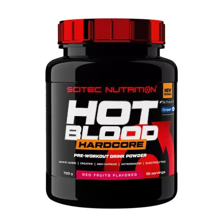 Scitec Nutrition Hot Blood Hardcore (700 g, Red Fruits) - Scitec Nutrition