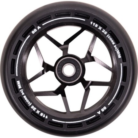 Scooter wheels LMT L, 115mm, w/ ABEC, 9 bearings - Black - Limit