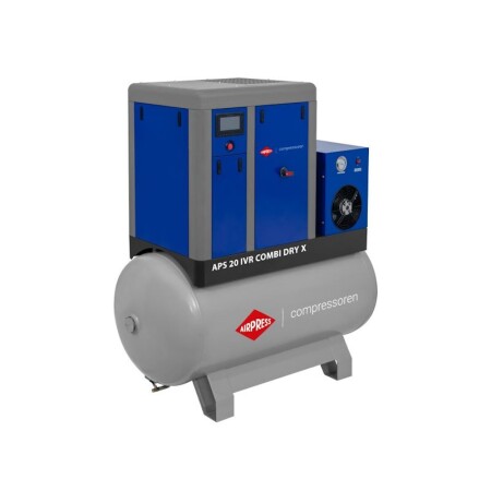 Screw compressor AIRPRESS APS 20 IVR Combi Dry X 10bar - Airpress