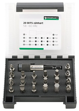 Screwdriver bit set STAHLWILLE 1204/21-2 - Stahlwille