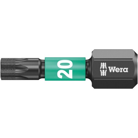 Screwdriver bit WERA 867/1 IMP DC Torx TX20 25mm, 10pcs. - Wera