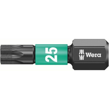 Screwdriver bit WERA 867/1 IMP DC Torx TX25 25mm, 10pcs. - Wera