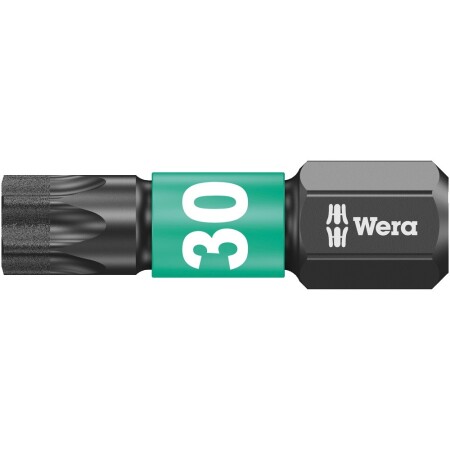 Screwdriver bit WERA 867/1 IMP DC Torx TX30 25mm, 10pcs. - Wera