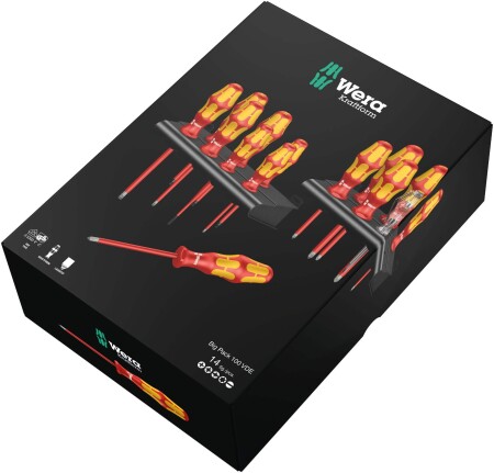 Screwdriver set WERA Big Pack 100/14 VDE - Wera