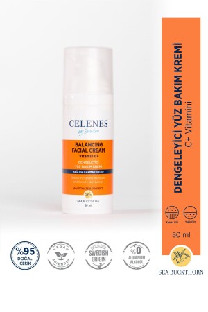 Sea Buckthorn Balancing Face Cream 50ml Oily and Combination Skin 7350104248079 - Celenes by Sweden