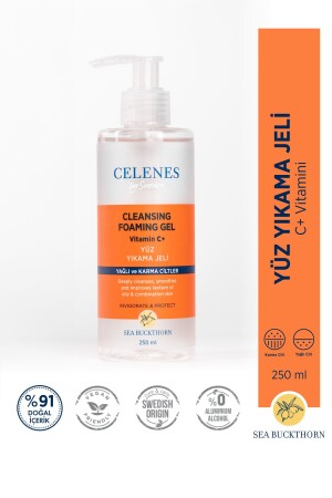Sanddorn-Reinigungsgel 250 ml ölig/gemischt 5160058 - Celenes by Sweden