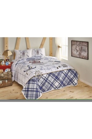 Sea Side Double Duvet Set TAÇ SEA SİDE DOUBLE PIQUE SET - Taç