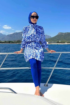 Sea Tam Kapalı 2'li Tesettür Mayo - Ka Hijab