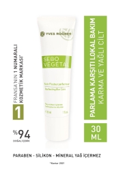 Sebo Vegetal - Ultra Hafif Dokulu, Anında Matlık Sağlayan, Parlama Karşıtı Lokal Bakım- 30 Ml 39567 - Yves Rocher