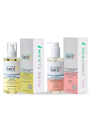 Sebum Balancing Skin Care Set Providing Dual-Stage Cleansing (combination-oily skin) i9 (L109-L110) - Luv it!