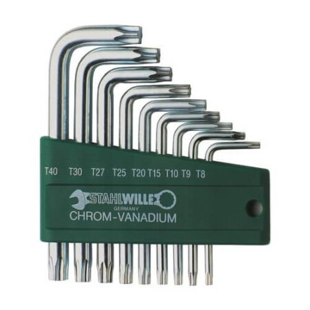 Sechskant-TORX-Schlüsselsatz STAHLWILLE 10766/9 - Stahlwille