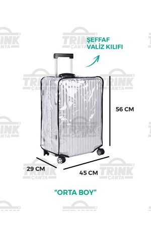 Şeffaf Bavul ve Valiz Kılıfı TRİNK-VLZ1060 - Trink Çanta