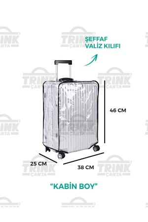 Şeffaf Bavul ve Valiz Kılıfı - Trink Çanta