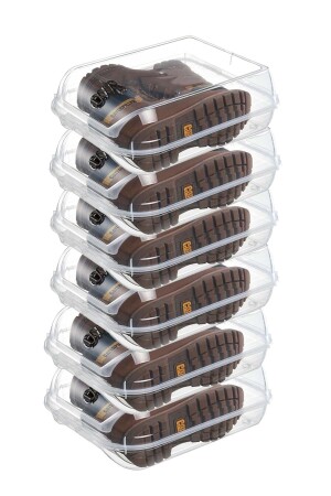 MNZ-Transparent Unisex Shoe Boot Box 15 Pack TYC00699550250 - Tuğbasan